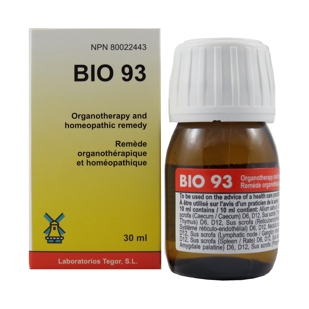 Bio 93  Immune system fortifier, Homeopathic medicine 30 ml
