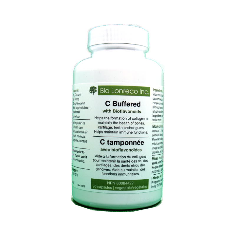 C Buffered with Bioflavonoids 90 Veg Caps - iwellnessbox