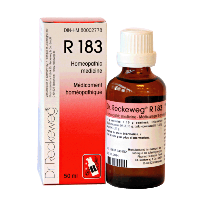 R183, Mucosal inflammation, Homeopathic medicine 50 ml