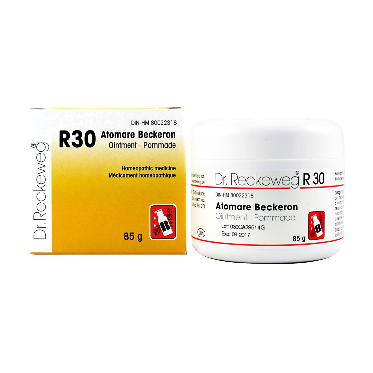 R30 Universal Ointment  Atomare Beckeron Dr. Reckeweg