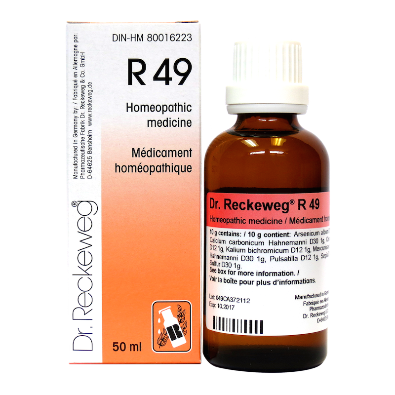 R49 Sinusitis, nasal congestion, Dr. Reckeweg