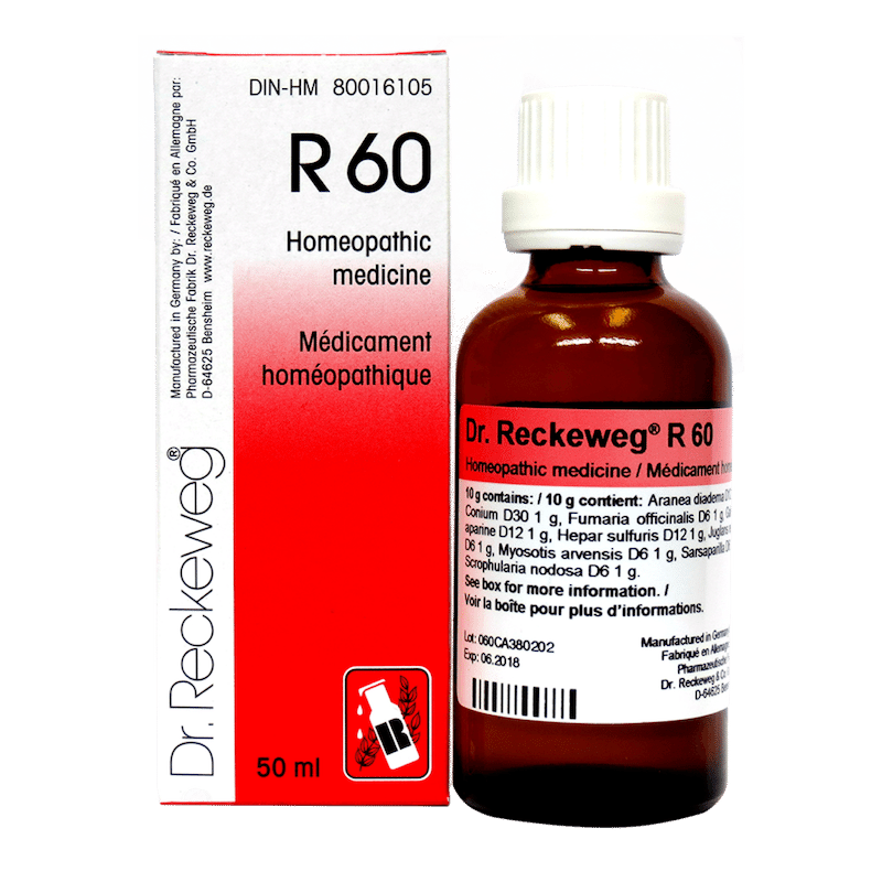 R60 Dr. Reckeweg, Blood purifier, lymphatic drainage