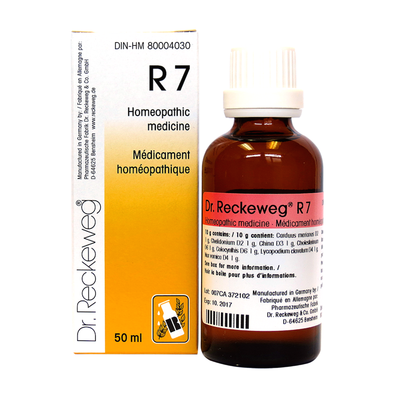 R7 Dr. Reckeweg, Liver and gallbladder conditions – drainage