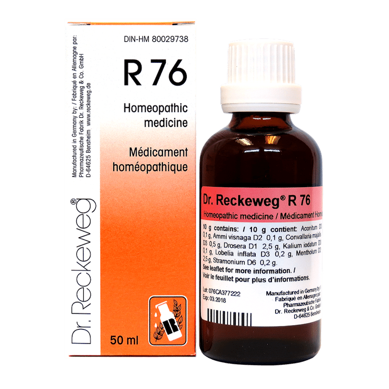 R76 Dr. Reckeweg  50 ml, Acute asthma